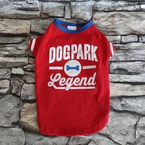 Wag-a-Tude "Dogpark Legend" Doggy Tee, S
